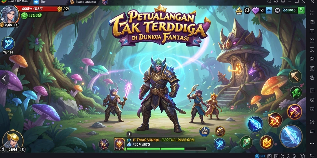 Tampilan gameplay 666FF yang penuh aksi dan petualangan mendebarkan.
