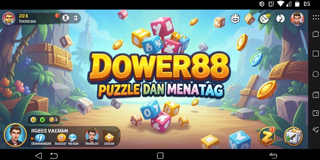 Tampilan gameplay DOWER88 yang seru dan penuh tantangan.