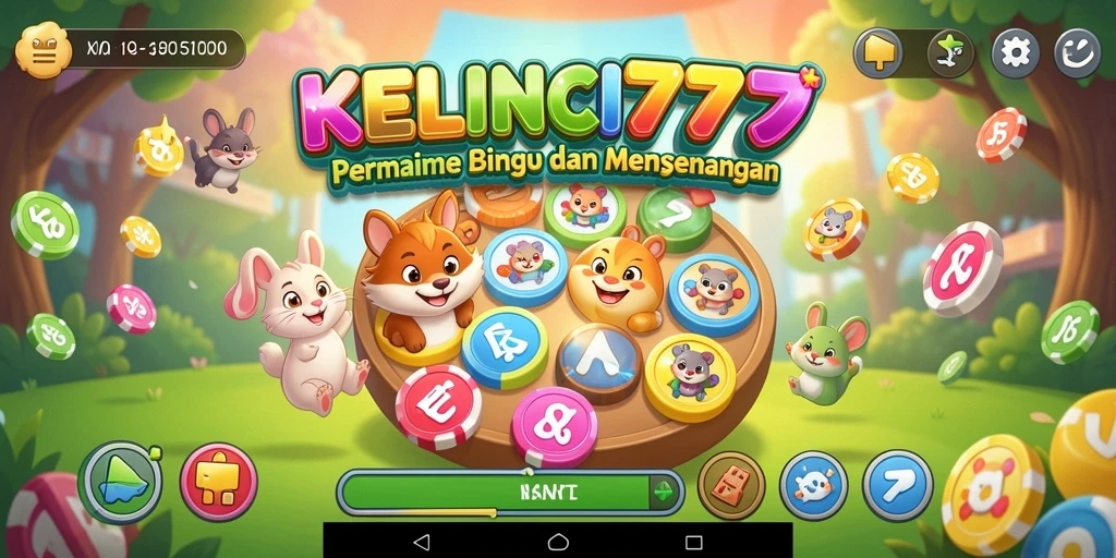 Tampilan gameplay seru KELINCI777 dengan berbagai kartu Bingo.