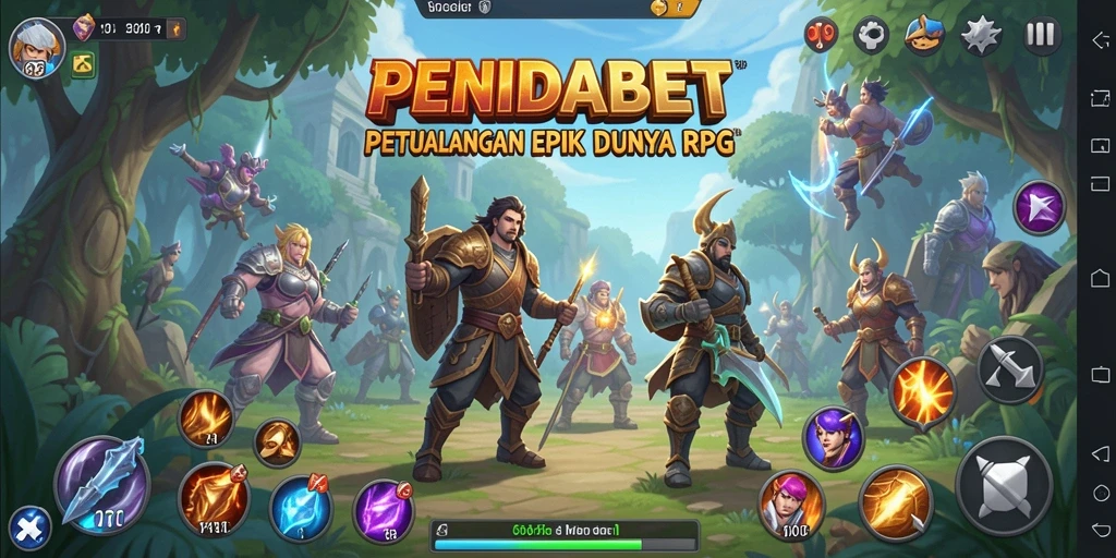 Tampilan menarik dari gameplay PENIDABET yang mendebarkan.