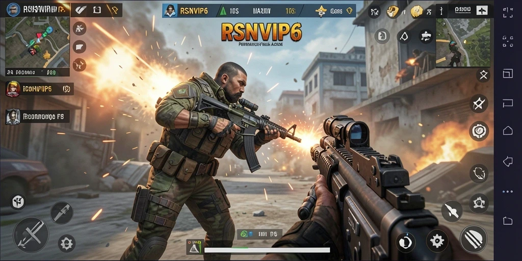 Gameplay intens dengan efek visual menakjubkan di RSNVIP6.